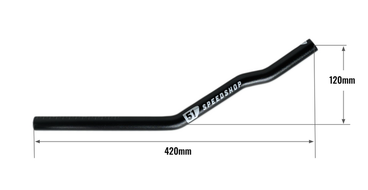 51speedshop カーボンエアロバー エクステンションバー Ultimate Alloy 120 Extensions – 51 Speedshop